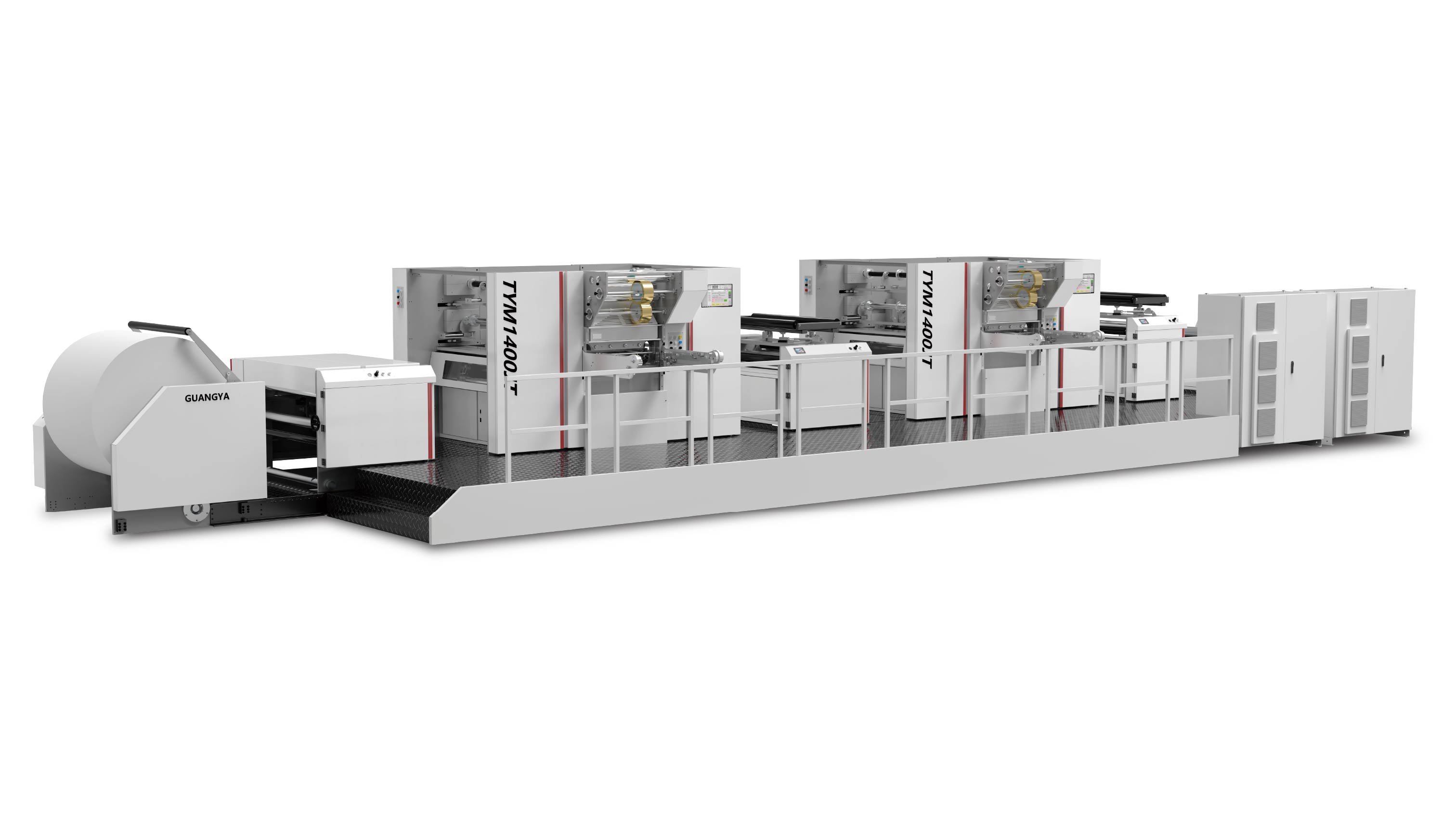 TYM 2-1400JT 双工位全自动卷筒纸烫金机